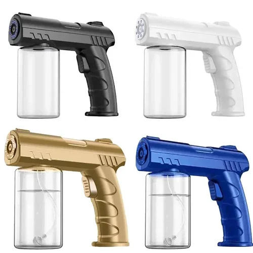 Nuevo estilo, botella pulverizadora de peluquero de 280Ml, inalámbrica, eléctrica, USB, Nano luz azul, pistola pulverizadora de vapor, casa de jardín