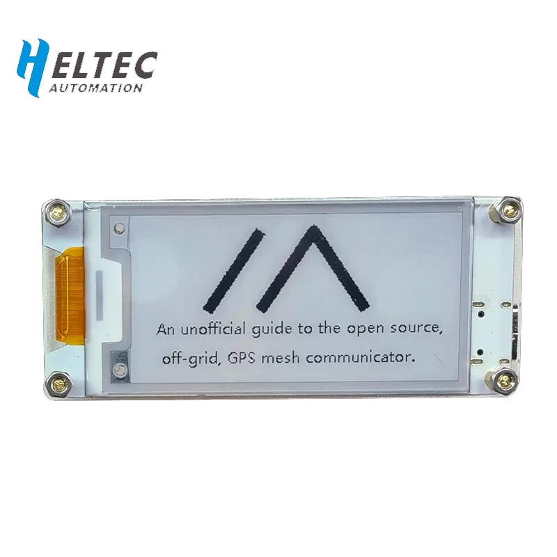 Heltec Meshtastic Wi-Fi BLE Carta wireless per sonno profondo con display da 2,13 pollici Nero Bianco E-Ink ESP32 LoRa SX1262 433~928 MHz