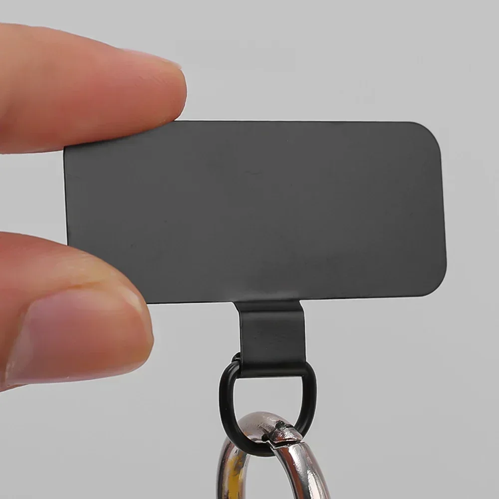 1-3Pcs Metal Mobile Phone Lanyard Patch Universal Replacement Tether Pad Detachable Neck Cord Strap Clip for iPhone 15 Samsung