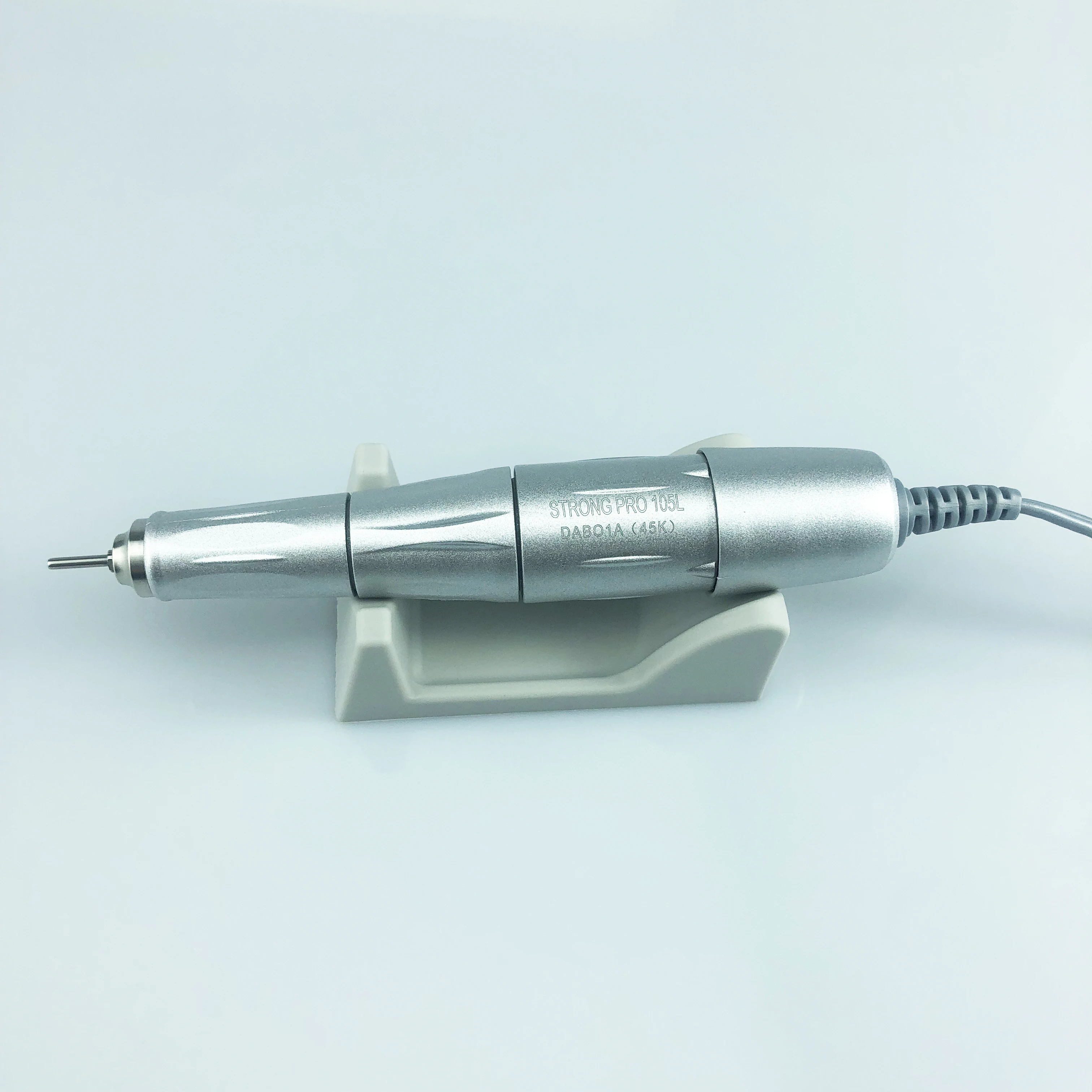 45000rpm SILVER Handpiece STRONG 210 PRO 105 105L 65W  Nail Drills Manicure Machine Pedicure Electric File Bits