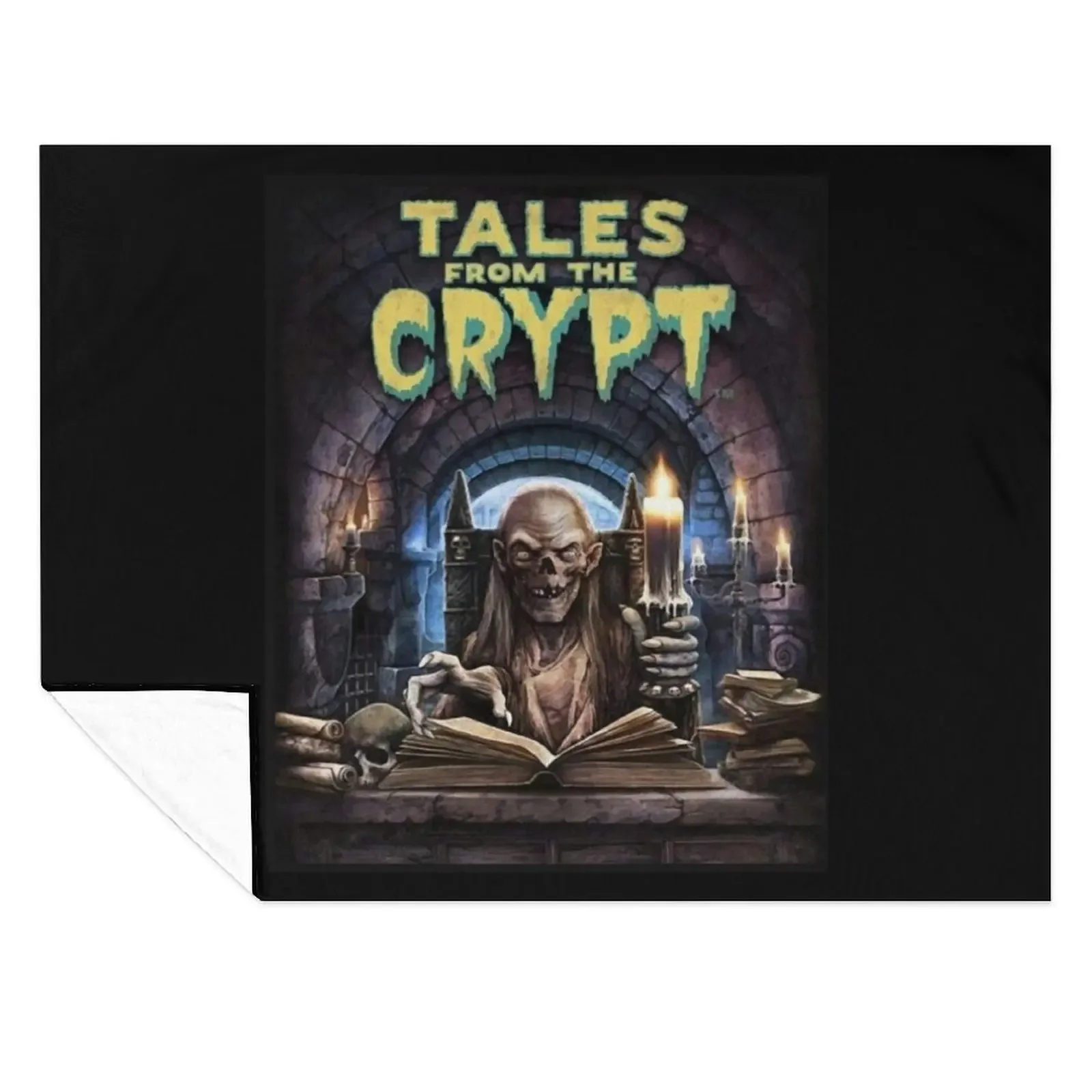 

Tales From The Crypt Skull Throw Blanket Luxury Brand Multi-Purpose cosplay anime Soft Beds Blankets