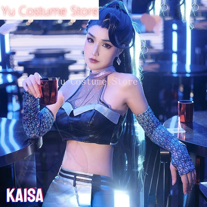 

Yu Costume Game LOL KDA Kaisa Cosplay Costume Game Cos LOLs Cosplay KDA ALL OUT Kai'Sa Costume