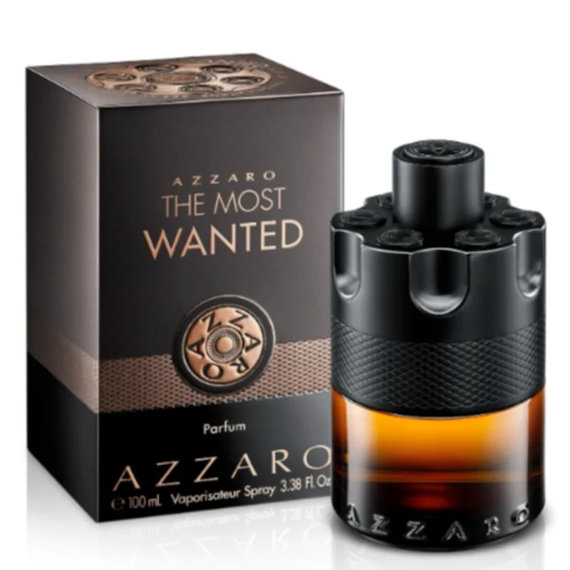 Perfume Azzaro Wanted Series Eau de Parfum en Spray de 100 ml, Perfume Francés Original de Lujo para Hombre, Feromonas para Atraer Mujeres