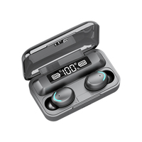 F9 Wireless 5.0 Earphones LED Dislpaly TWS Wireless Bluetooth Headset Waterproof Noise Reduction Bluetooth Headphones for Phone