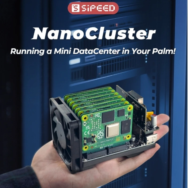 NanoCluster Mini Cluster Board Sipeed مركز بيانات صغير لـ Raspberry Pi CM45 / Computer /LM3H /M4N