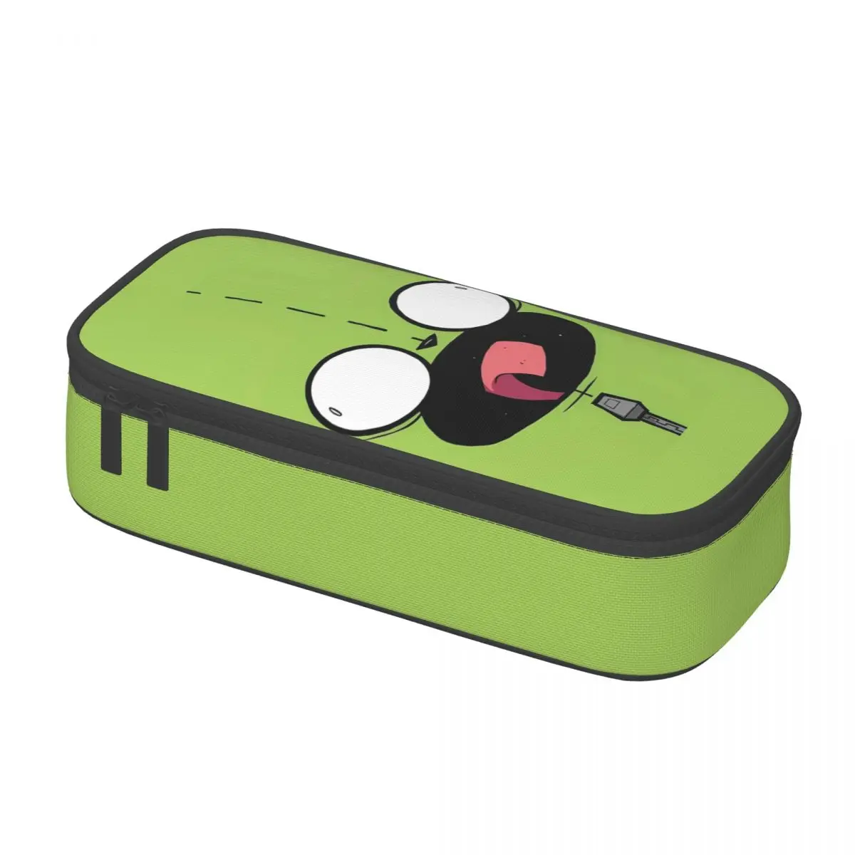 Invaders Zims Gir Face Pencil Case Pencil Pouch Pen Holder for Girls Boys Big Capacity Makeup Bags Students School Stationery