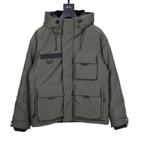 Winter lovers TN F Shen Min Son The Same Multi-pocket Warm Coat/80 cashmere North Face Cargo Wind Down Jacket Men And Women