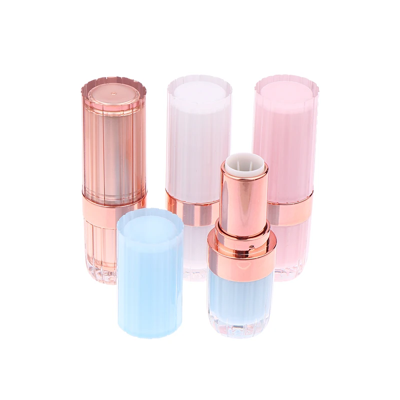 Tubo per rossetto con fibbia rotonda da 3,6 g Tubi per balsamo per labbra vuoti Lucidalabbra Confezione per trucco da viaggio Tubi per campioni Contenitore per rossetto fatto da sé