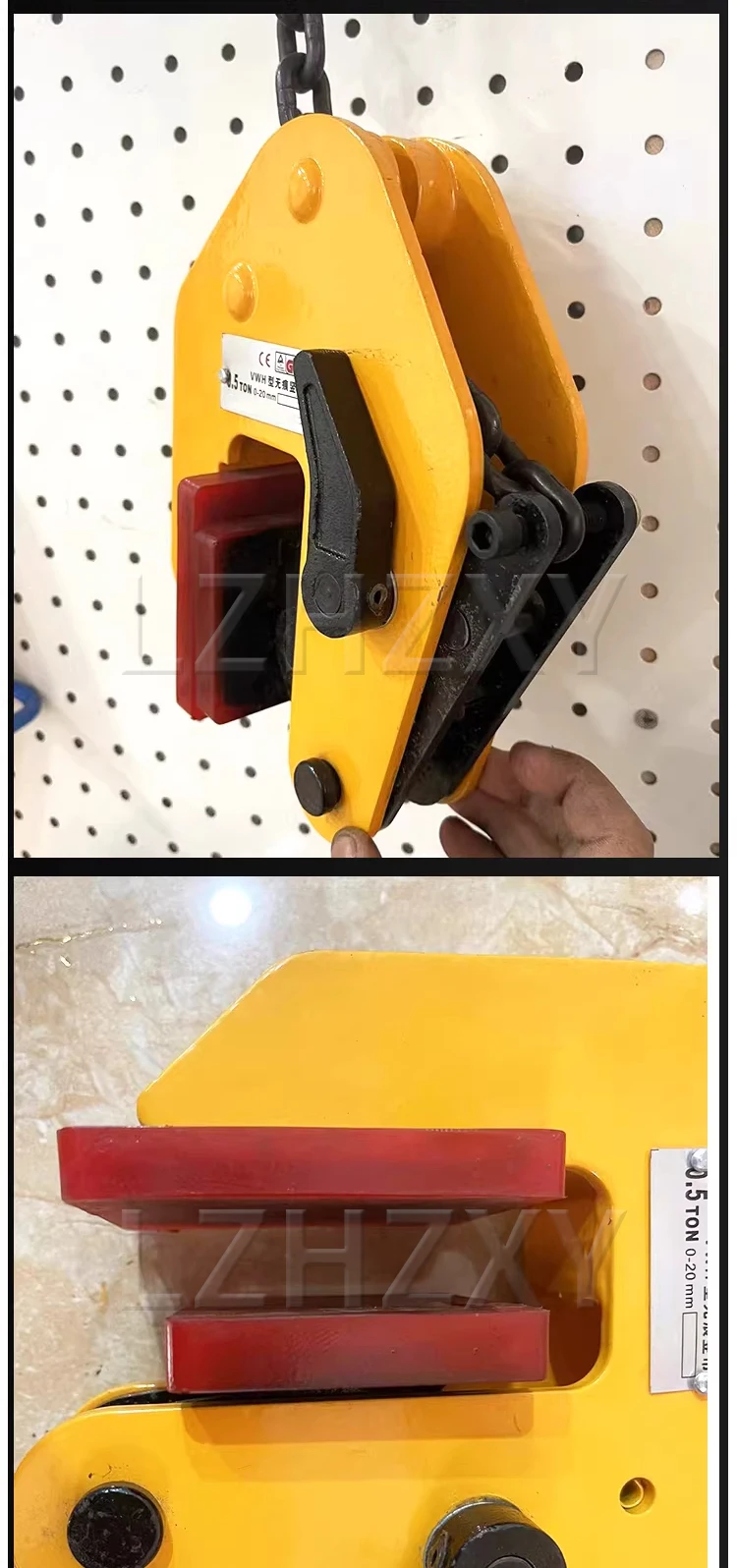 0.5T/1T/2T Vertical Lifting Clamps, Vertical Trackless Lifting Clamps Seamless V