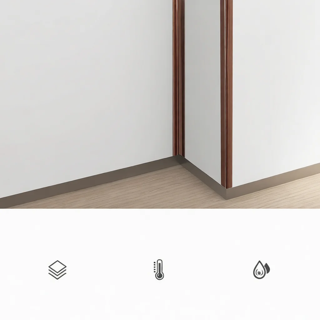 Decorative PVC Wall Corner Trim Self Adhesive Waterproof Edge Guard Flexible Molding Strip For Tile Seam Gap Decoration