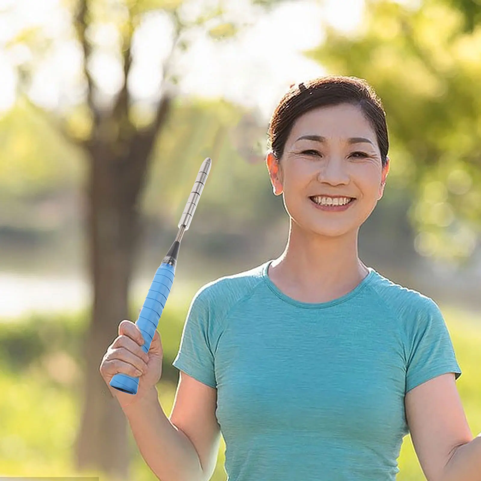 

Badminton Training Tool Finger Strength Power Enhancement Detachable Handle Trainer For Kids Adults Practice Equipment Racket