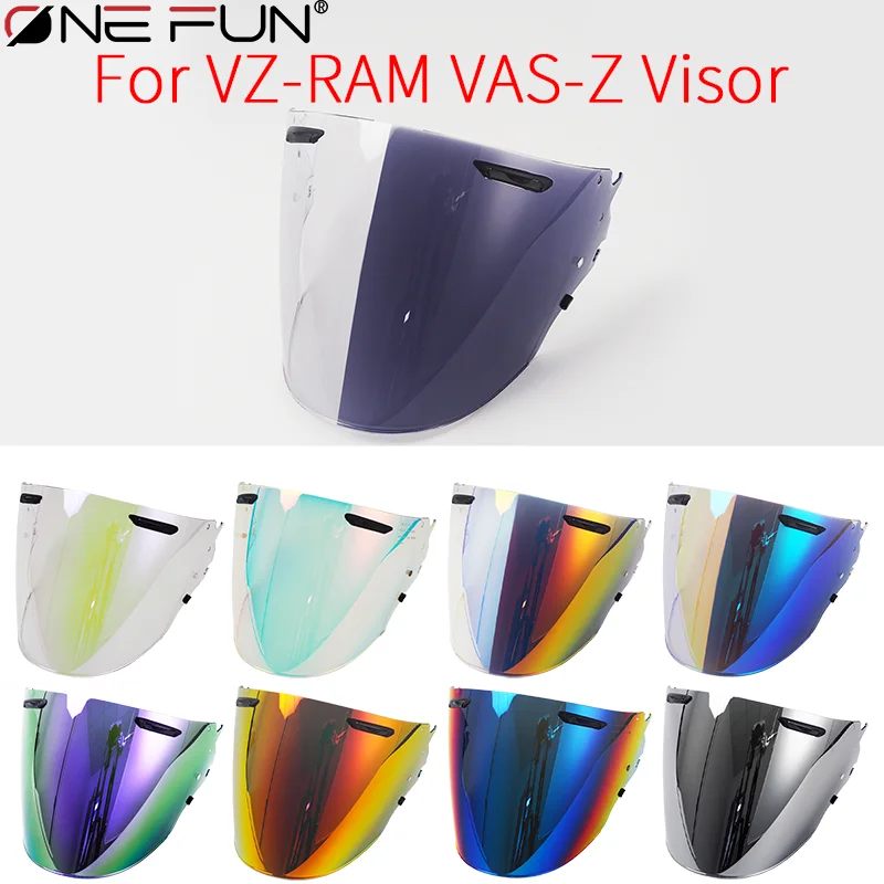for VZ RAM 3/4 Photochromic Motorcycle Half Helmet Waterproof Visor Replacement Shield Lens UV Protection Moto Accessories