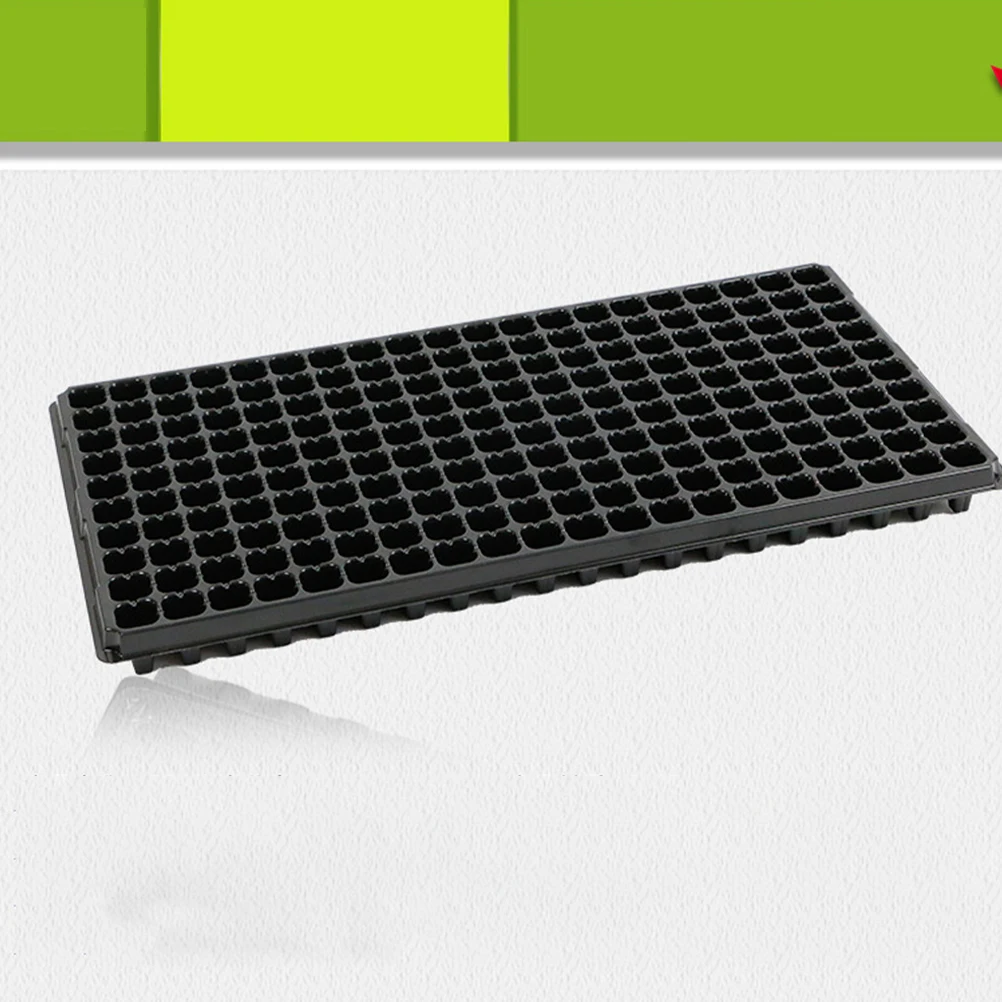 

5 pcs Seedling Trays 200 Cells for Indoor Plants Sprouting Plastic Garden Growing Tray Promotes Growth Anti Root Rotting