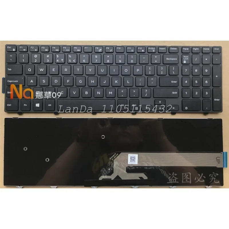 Replacement Keyboard for 15-5555 5552 5558 5559 5549 5557 5542 Laptops, Durable Full-size Layout, Responsive Keycaps, Easy Insta