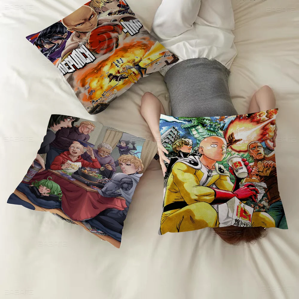 

One Punch Man Pillow Anime Pillow Sofa Bed Head Pillow Cover Cushion Cover 45x45 Cm Fashion