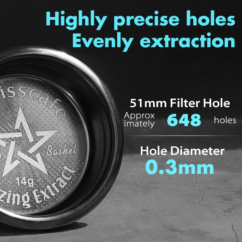 AliKisscafe 51mm Coffee Bottomless Portafilter For Delonghi EC680 EC685 La Specialista EC9335 Espresso Accessories Barista Tools