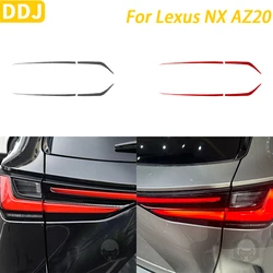 For Lexus NX AZ20 250 350H 450H 2022-2024 Accessories Carbon Fiber Rear Tail Light Panel Decorative StripsCar DecorationSticker