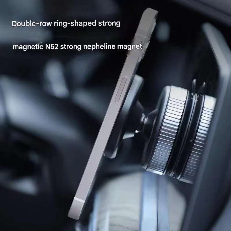 360° Vacuum Magnetic Suction Cup Phone Mount, Adjustable Hands-Free Suction Cup Phone Holder for Car/Gym/Mirror/Smooth Surface
