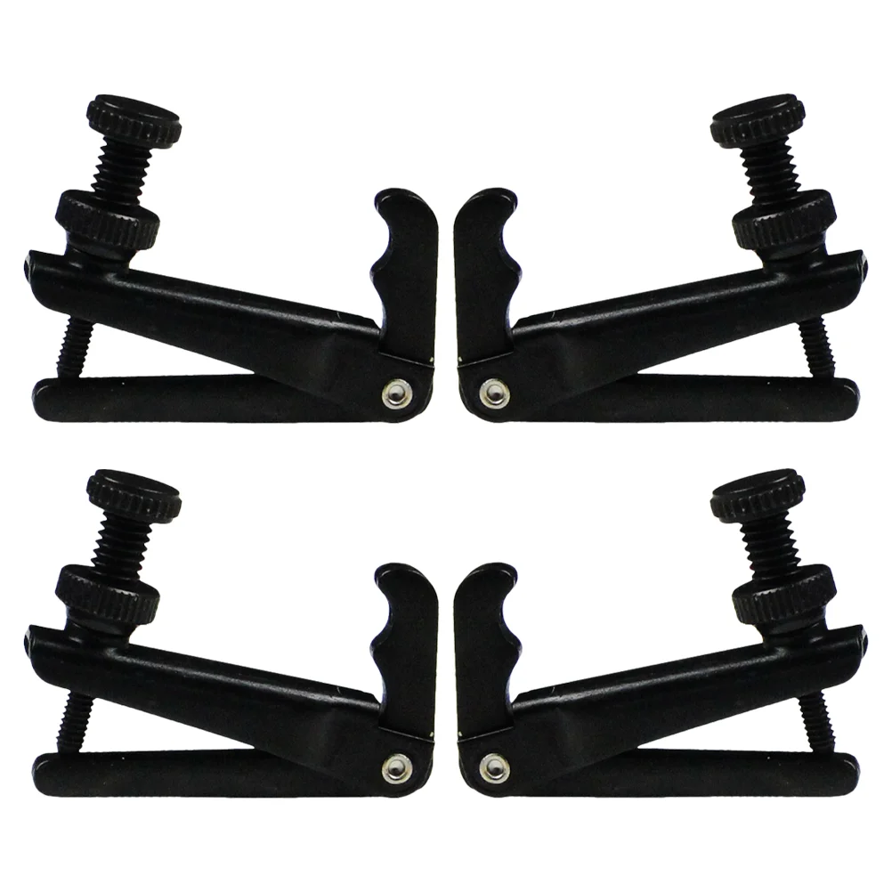 

4pcs Brass Violin Fine Tuner 3 4 4 String Adjuster Parts Supplies for Violinists Simple Install Premium Material