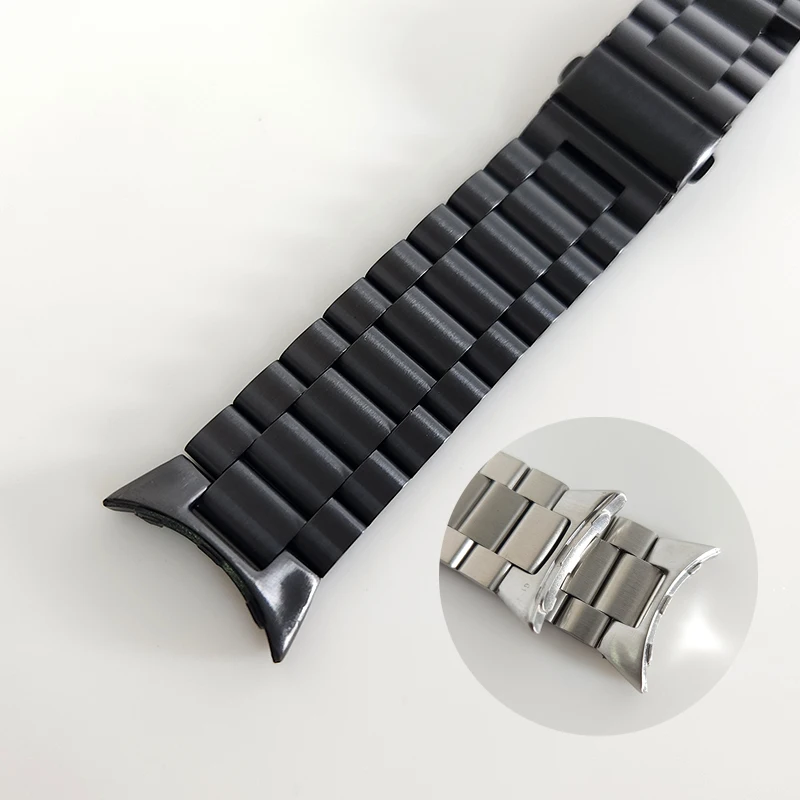 Pixel Watch Stainless Steel Bands Bracelet For Google Pixel Watch Classic Metal Strap Replacement Band Watchband Accessories