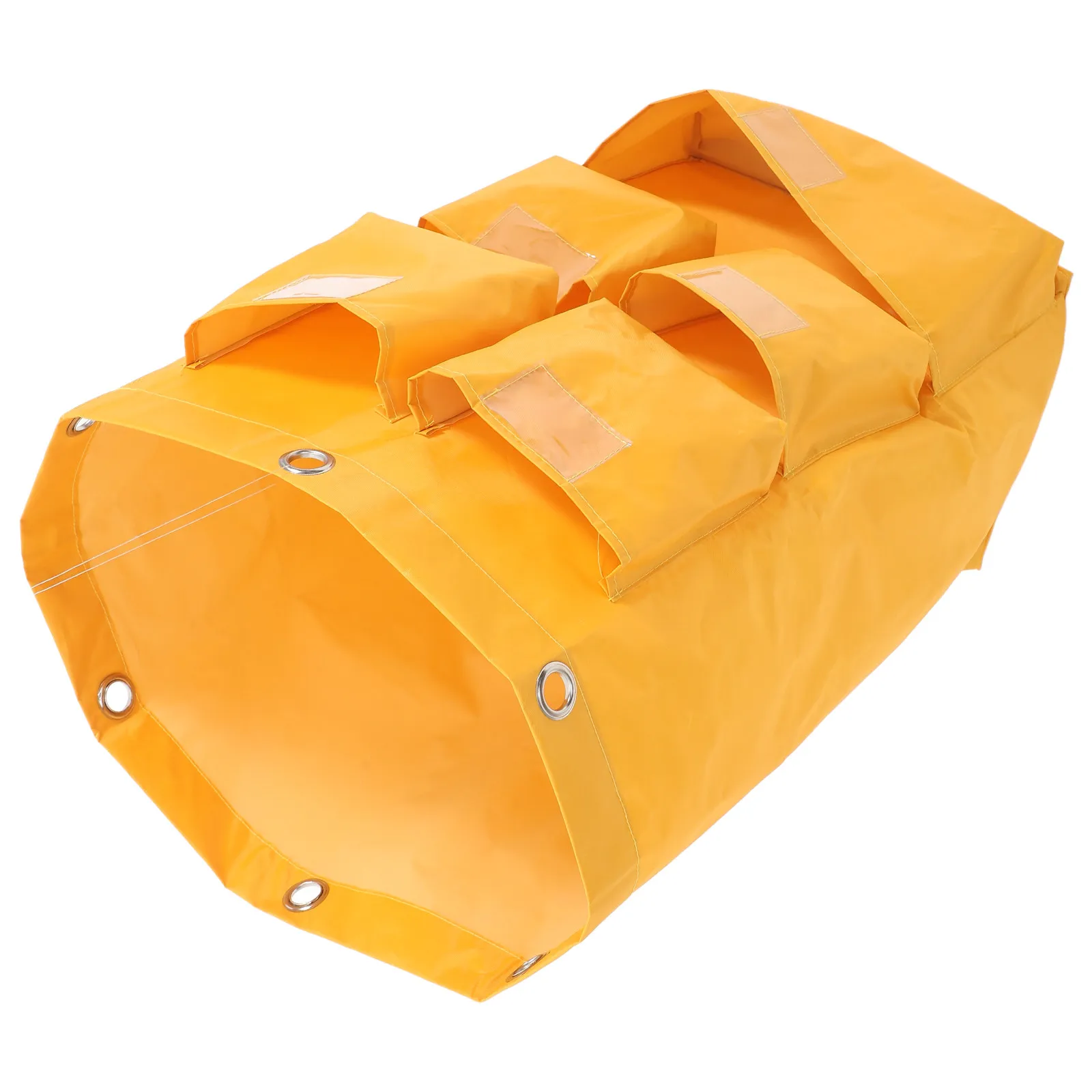 

Janitorial Cart Bag Heavy-Duty Thick Fabric Cleaning Cart Pouch for Housekeeping Trolley Trash Collection Storage Supply