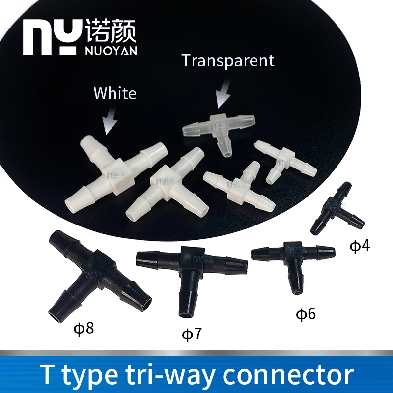 

20pcs/lot T Shape Ink Tube Connector Eco Solvent UV Hose Joint Tube Connecting Pipe for Epson XP600/DX5/DX7 Printer