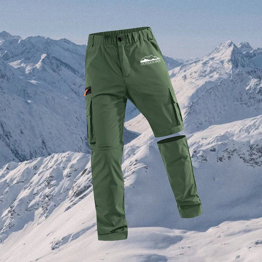 

2026 New Mountain Print Cargo Pants For Men Casual Style With Zippered Pockets Perfect For Daily Commute And Casual Wear