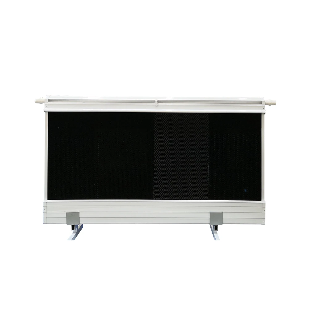 Chinese 15cm Wet Curtain Pig House PVC Outer Frame Metal Aluminum Alloy & Washable Plastic with Cooling Pad Core Component