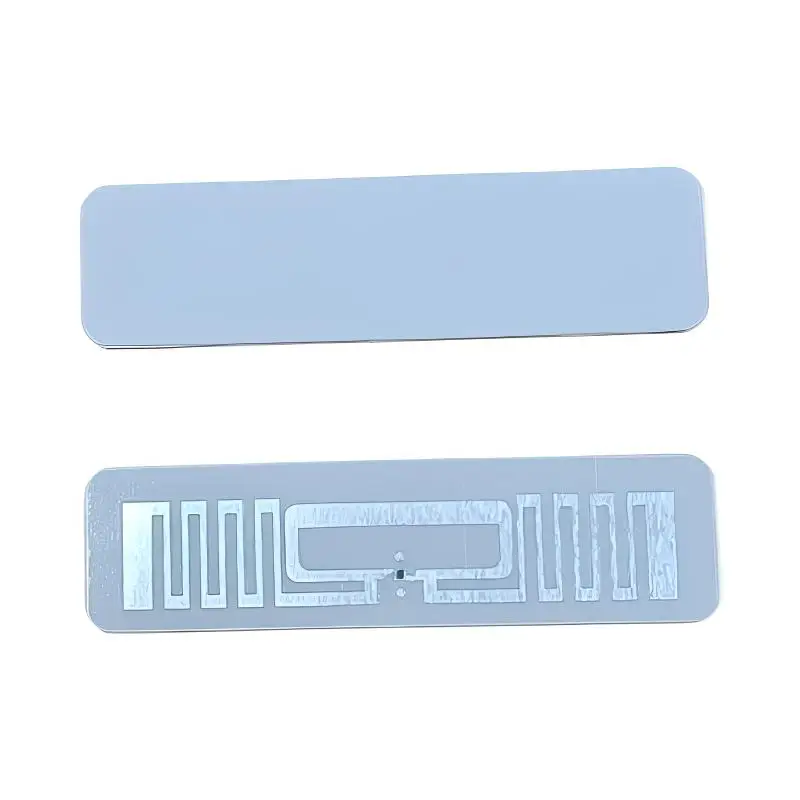 250 Pieces PET Material Long Range 860-960Mhz UHF Tag Mini Waterproof White Blank Sticker Label for Library Management