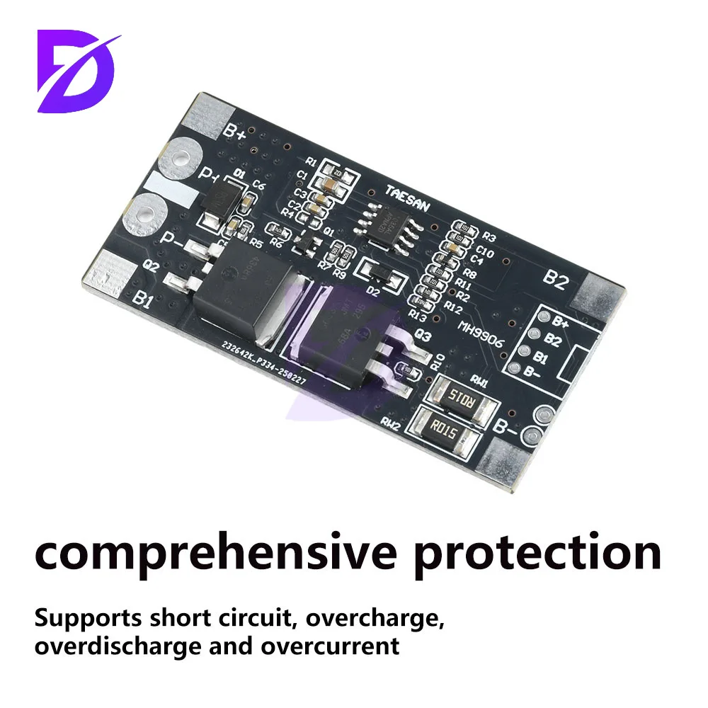 

3S 12.6V Lithium Battery Protection Board 18650 Lithium Battery Protection Module Anti Overcharge and Overdischarge 7A