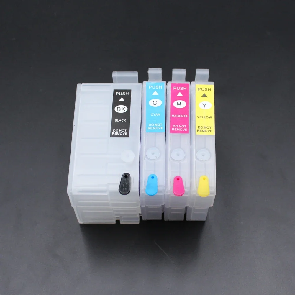 4pc/set 27XL T2711-T2714 Refill Ink Cartridges for Epson WF7110 WF7610 WF7620 WF3620 WF3640 WF7715 WF7710 WF7210 with ARC chip