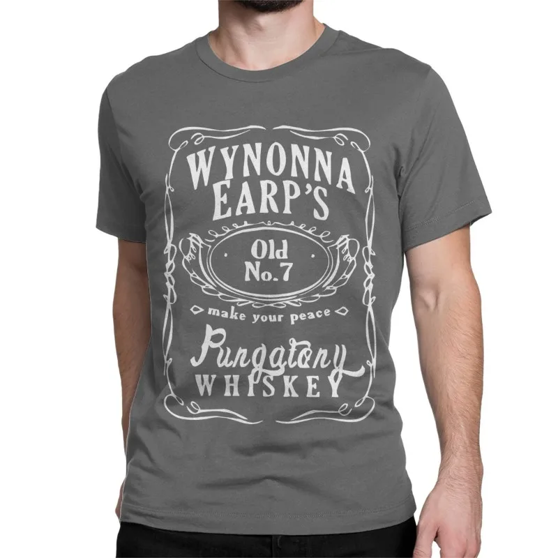 Earp Whiskey Wynonna Earp T-Shirt Men Women Funny Cotton Tees Round Collar Short Sleeve T Shirts Printed Clothing