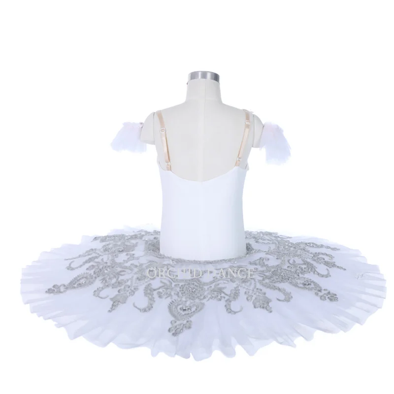 Professionnel de haute qualité exquis scène Ballet danse Performance compétition porter femmes adultes enfants filles blanc Tutu