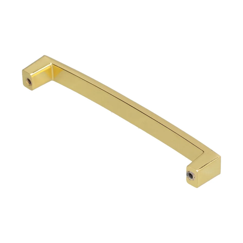 4pcs Modern Zinc Alloy Cabinet Handles Hole Pitch 128mm Easy Install Drawer Dresser Pulls Double Hole Handles Cupboard