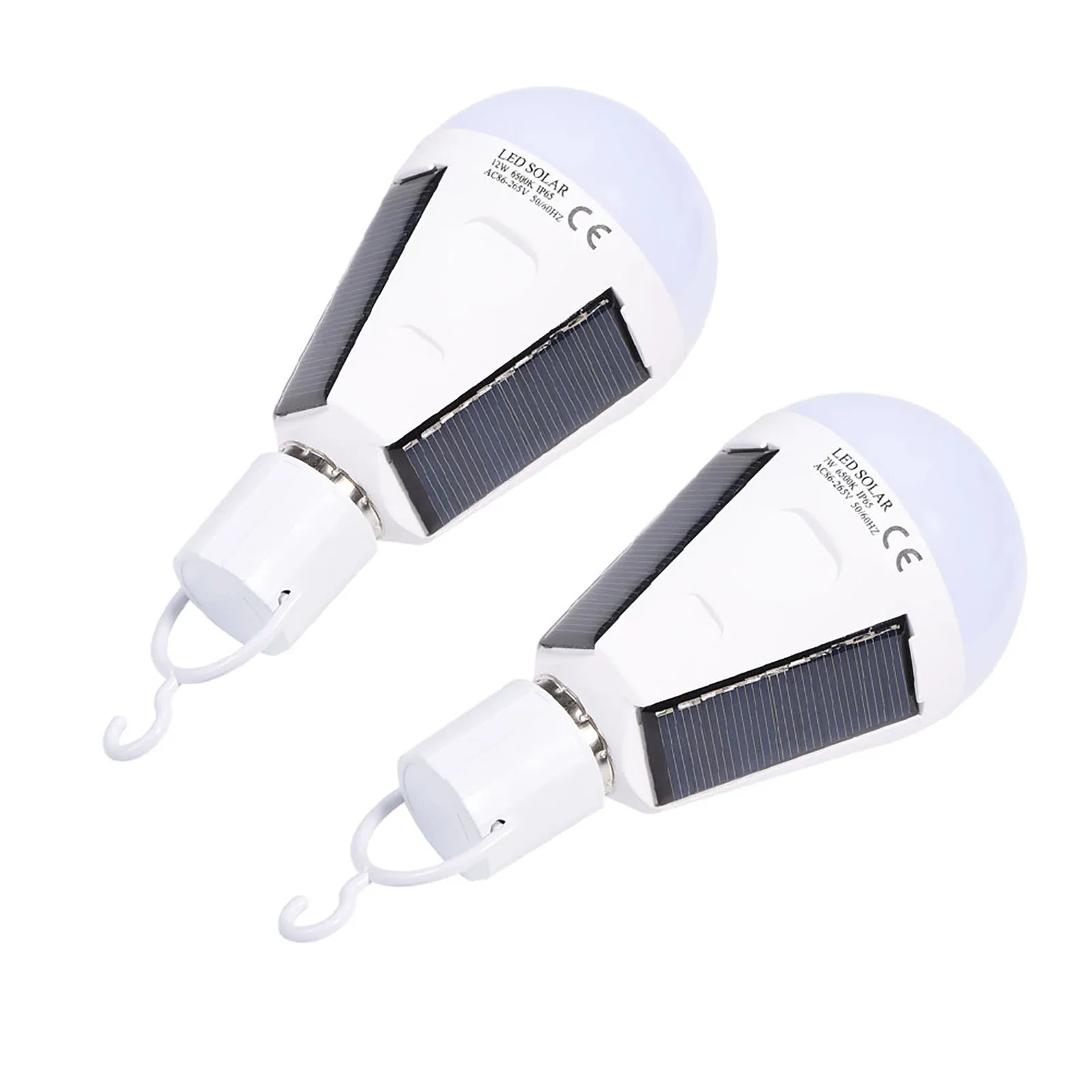 

Bulb Emergency Light Bulb Solar Panel LED Light Bulb Portable Waterproof Indoor/Outdoor Hiking Camping Emergency Lamp