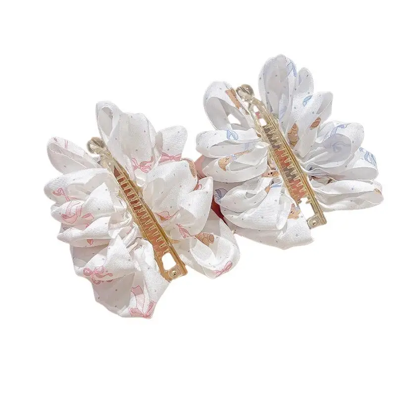 Süße Haarspange mit Schleife und Bananenform, vertikaler Clip, hält Pferdeschwänze gut fest, eleganter Haarschmuck für Damen, Geschenk für Mädchen – Detail 6
