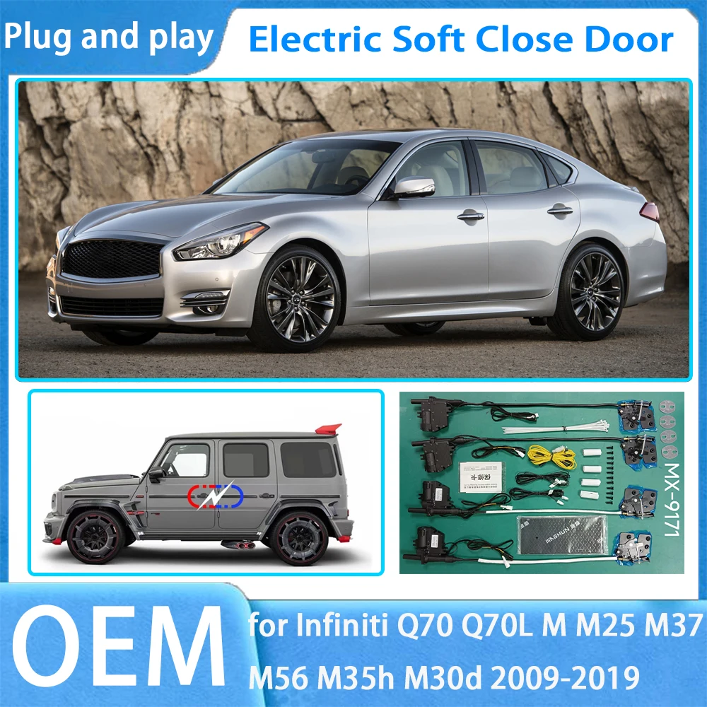 

for Infiniti Q70 Q70L M M25 M37 M56 M35h M30d OEM Car Soft Close Door System Automatic Electric Auto Pull Power Latch Power