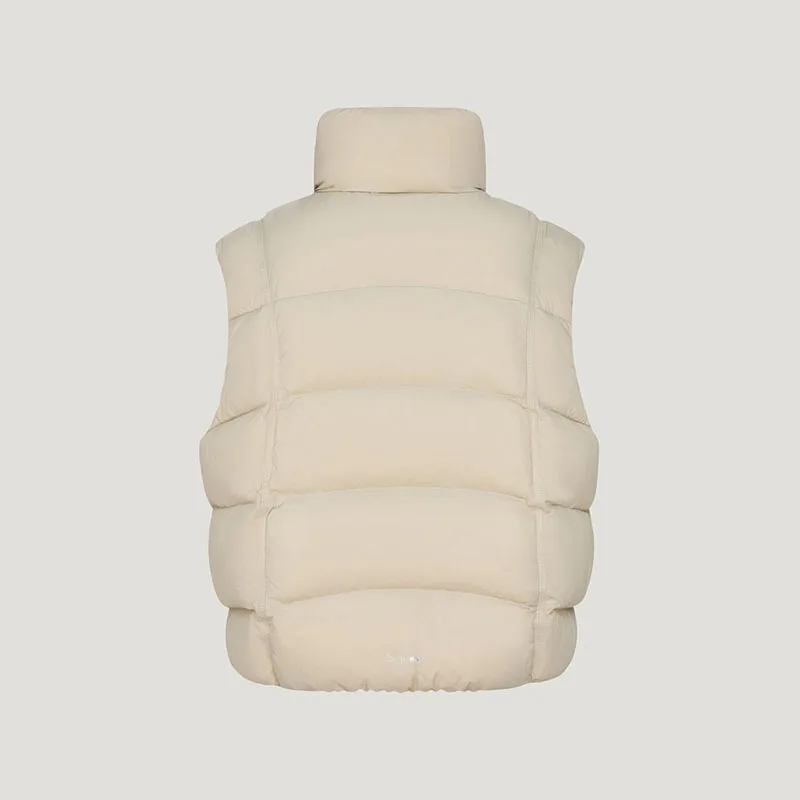 Adidas Adidas Down Vest Autumn Girl Water-proof Windproof Warm Bauxite Brown Duck Down Vest KW4736