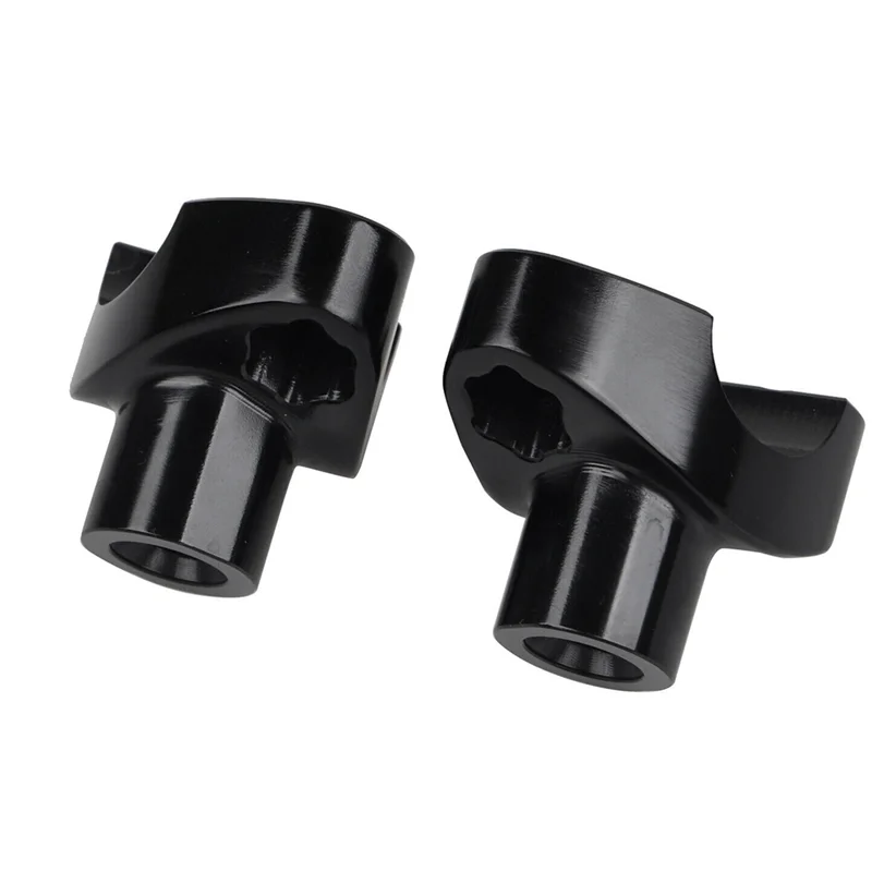 Black 1In Handlebar 1 1/2In Risers For  Dyna Softail Sportster XL 883 1200 Accessories