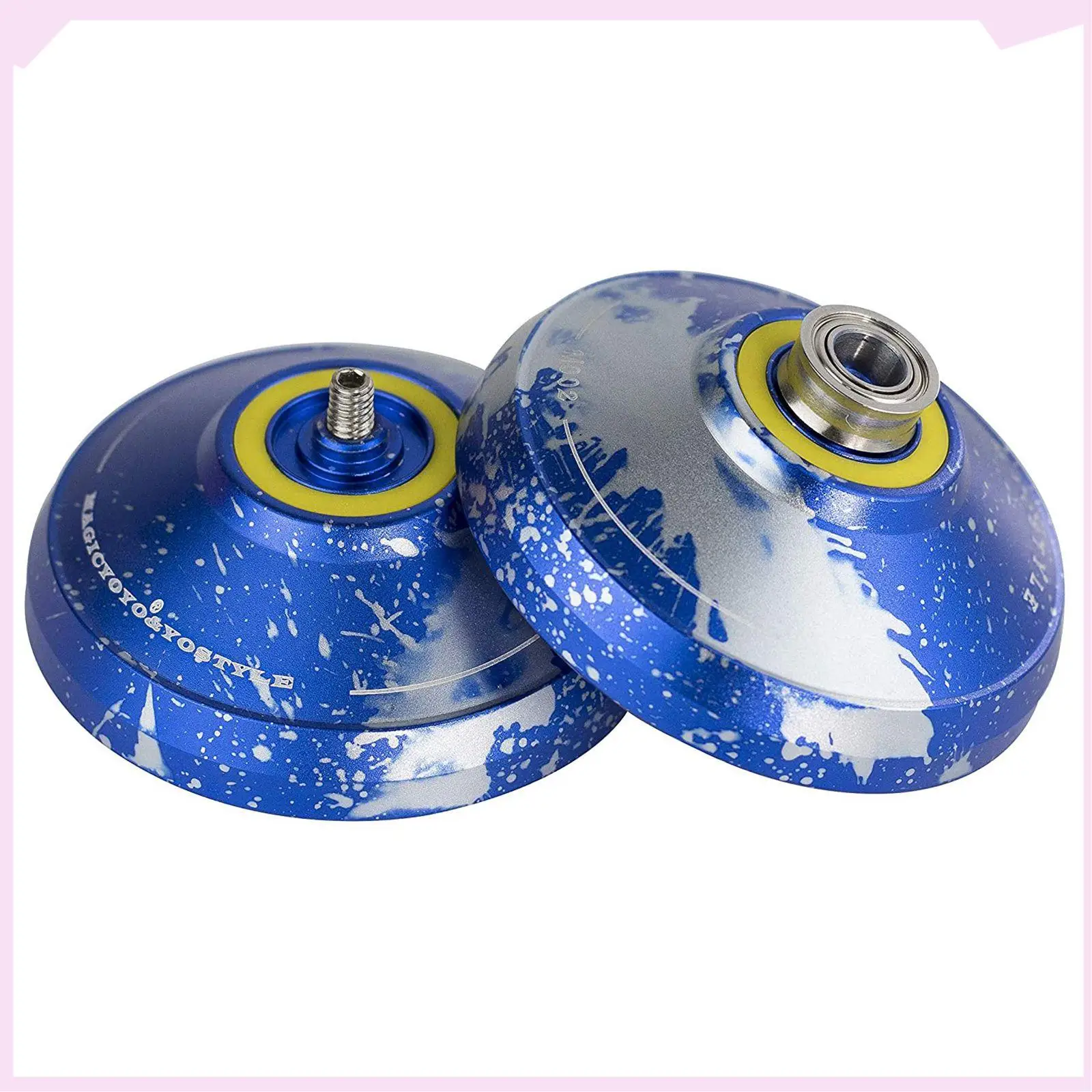 

B24B MAGICYOYO M002 Professional Yoyo Stainless Steel T-Shaped Bearing Metal Ring Unresponsive Yo-Yo With Glove,Holster,Yoyo Str