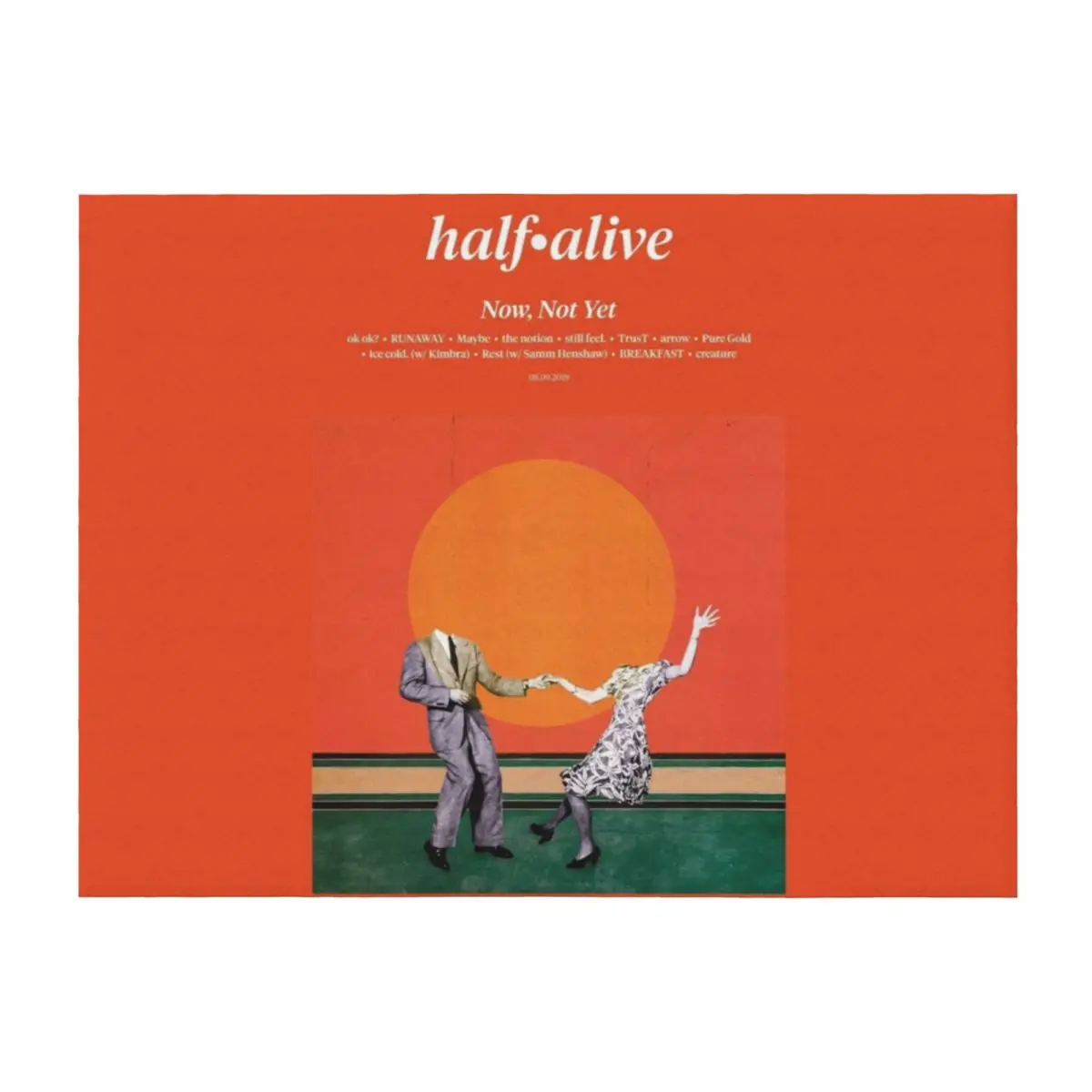 

Half Alive - Now, Not Yet (2019) Music Album Cover Throw Blanket Bed linens Plaid on the sofa Multi-Purpose Kid'S Blankets