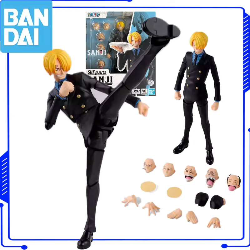 

Оригинальная фигурка Bandai S.H.Figuarts One Piece: Sanji Romance Dawn, сборная модель для мальчиков и девочек, подарок для детей