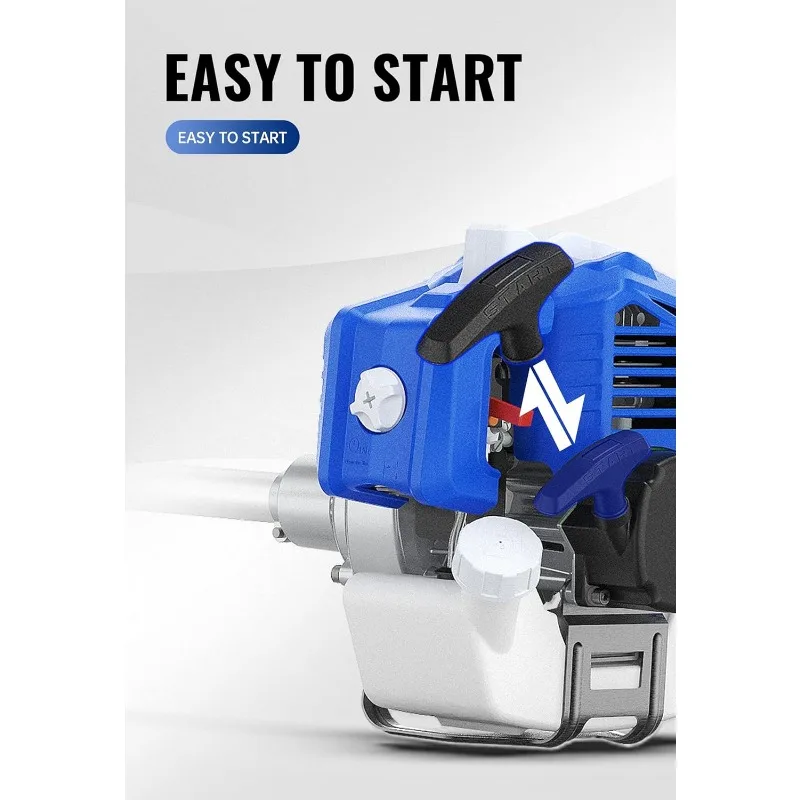 3 In 1 String Trimmer/Edger 18 ''Met 10'' Bosmaaier, Rubberen Handvat En Schouderband Inbegrepen