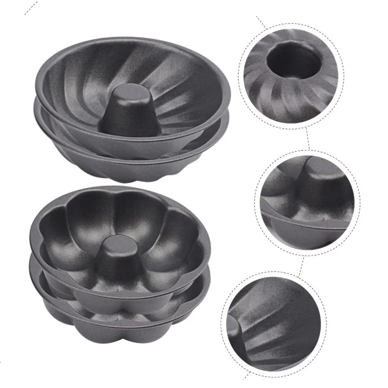 Non-Stick Silicone Donut Molds Set for Oven Baking Multiple Shapes Including Round Heart Windmill Pumpkin Ideal for Christmas