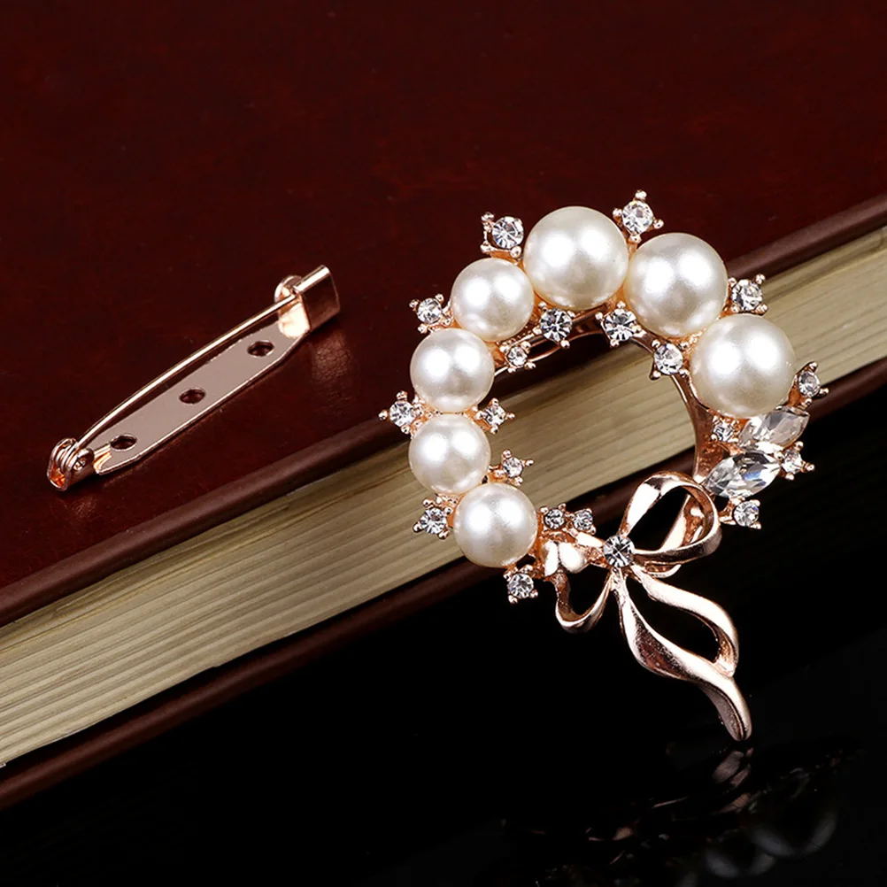

Brooches for Women Corsage Boutonniere Pins Costume Props Decoration Golden Small Gift Miss