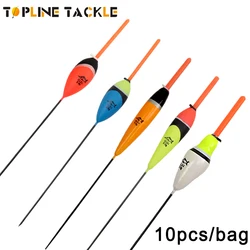 Glow Fishing Floats for Fishing Accessories 10pc/set Vertical Buoy Sea Fly Fishing Floats Buoys Fishing Accessories Kit Set