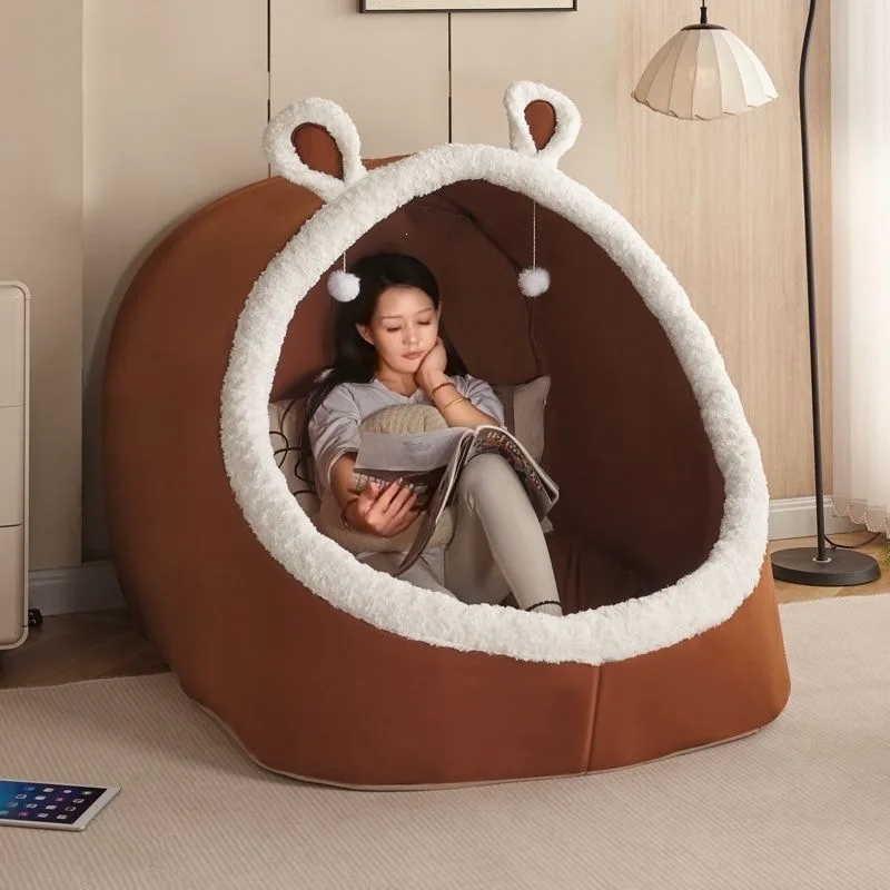 Human kennel, pink rabbit tent, giant cat kennel, living room sleeping small sofa