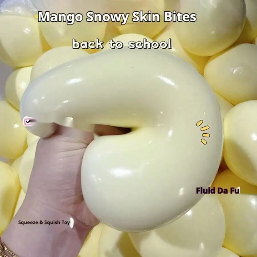 

1pc Giant Fluid Ball - Big Mochi Squishies - Large Slow Rebound Stress Relief Ball - Squeeze Toy - Soft Toy - Squishy Toy - Fidget Toy - Stitch Toys - Travel Toys - Birthday Gift - Halloween Gift - Christmas Gift - Present - Toys - Games