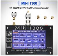 Original Mini1300 0.1-1300MHz HF VHF UHF Antenna Analyzer Vector Network Analyzer SWR Meter Frequency Sweep RF Radio Multimeter