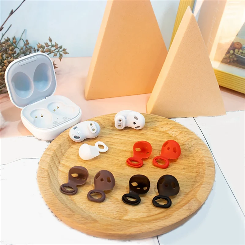 

-PQWN Large Earplugs For Galaxy Buds Live 8 Pair Of Replacement Earplug Non-Slip Earplug Ear Buds Cushion